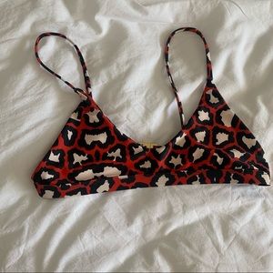Kulani Kinis Red Cheetah Top